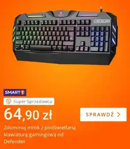 Allegro Klawiatura gamingowa podświetlana Defender oferta