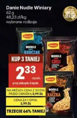 Delikatesy Centrum Danie nudle Winiary oferta