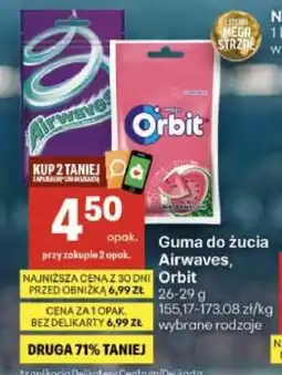 Delikatesy Centrum Guma do żucia Airwaves, Orbit oferta