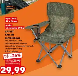 Kaufland CRIVIT Krzesło kempingowe oferta