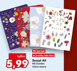 Kaufland Zeszyt A5 HS Garden oferta