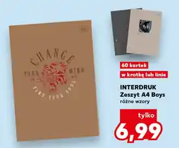 Kaufland Zeszyt A4 Boys oferta