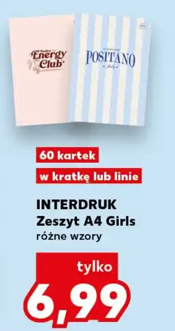 Kaufland Zeszyt A4 Girls oferta