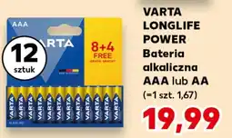 Kaufland Bateria alkaliczna VARTA oferta