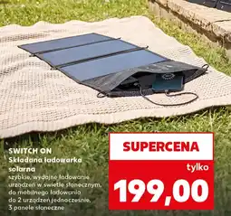 Kaufland Switch on składana ładowarka solarna oferta