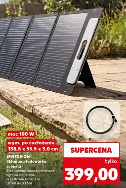 Kaufland SWITCH ON Składana ładowarka solarna oferta