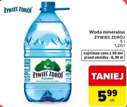 Carrefour Woda mineralna ŻYWIEC ZDRÓJ oferta