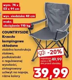 Kaufland Krzesło kempingowe składane oferta