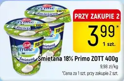 Delikatesy Piotruś Pan Śmietana 18% Primo ZOTT oferta