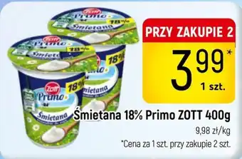 Śmietana 18% Primo ZOTT