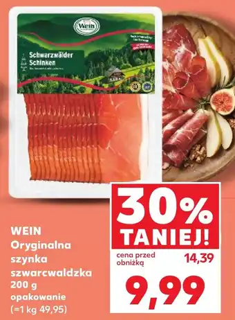 Kaufland WEIN Oryginalna szynka szwarcwaldzka oferta