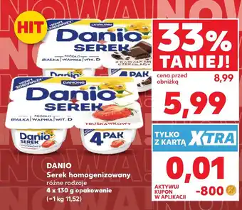 Kaufland Danio Serek homogenizowany oferta