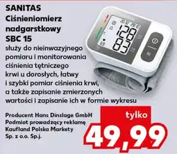 Kaufland SANITAS Ciśnieniomierz nadgarstkovy SBC 15 oferta