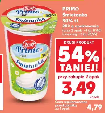 Kaufland Śmietanka Primo 30% oferta