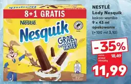 Kaufland Lody Nesquik kakao-wanilia oferta