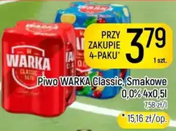 Delikatesy Piotruś Pan Piwo WARKA Classic, Smakowe oferta