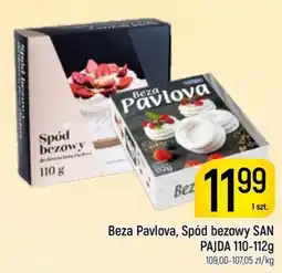Delikatesy Piotruś Pan Beza Pavlova, Spód bezowy SAN oferta