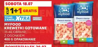 Kaufland Myfood Krewetki Gotowane oferta