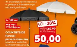 Kaufland Countryside parasol przeciwsłoneczny oferta