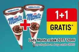 Delikatesy Piotruś Pan Lody monte rożek zott oferta