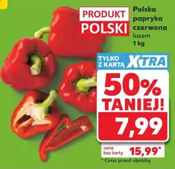 Kaufland Polska papryka czerwona luzem oferta