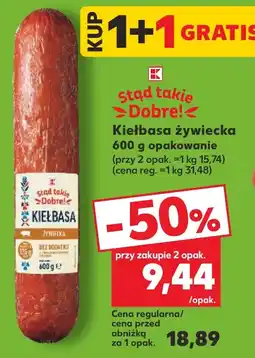 Kaufland Kiełbasa żywiecka oferta