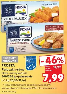 Kaufland FROSTA Paluszki rybne złote, meksykańskie oferta