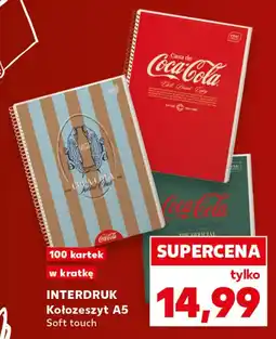 Kaufland Kołozeszyt A5 Soft touch oferta