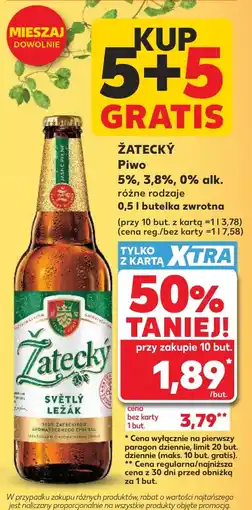 Kaufland Piwo Żatecký oferta