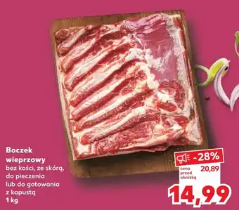 Kaufland Boczek wieprzowy oferta