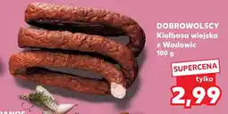 Kaufland Kiełbasa wiejska z Wadowic oferta
