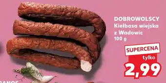 Kaufland Kiełbasa wiejska z Wadowic oferta