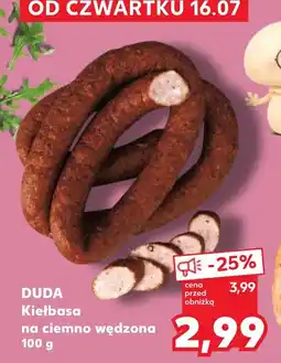 Kaufland DUDA Kiełbasa na ciemno wędzona oferta
