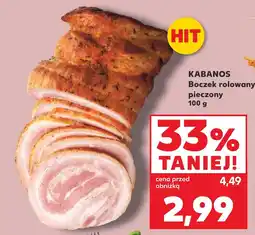 Kaufland Kabanos Boczek rolowany pieczony oferta