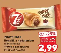 Kaufland 7DAYS MAX Rogalik z nadzieniem oferta