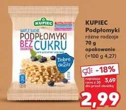 Kaufland KUPIEC Wafle suche Podpłomyki bez cukru oferta