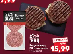 Kaufland Let's BBQ Burger cielęcy oferta