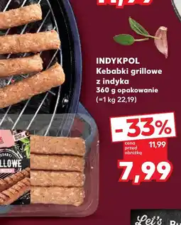 Kaufland INDYKPOL Kebabki grillowe z indyka oferta