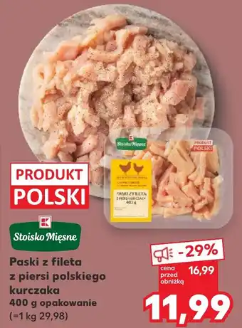 Kaufland Paski z fileta z piersi polskiego kurczaka oferta