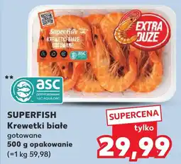 Kaufland Krewetki białe gotowane oferta