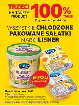Kaufland Chłodzone pakowane sałatki lisner oferta