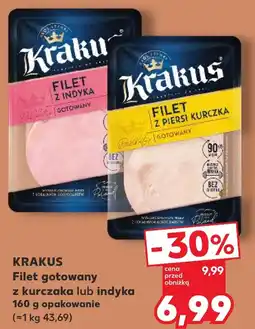 Kaufland Krakus Filet gotowany z kurczaka lub indyka oferta