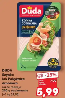 Kaufland Szyinka lub Polędwica drobiowa oferta