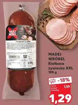Kaufland Madej Wróbel Kiełbasa Żywiecka XXL oferta