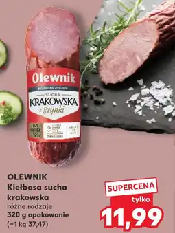 Kaufland Olewnik Kiełbasa sucha krakowska oferta