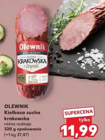 Kaufland Olewnik Kiełbasa sucha krakowska oferta