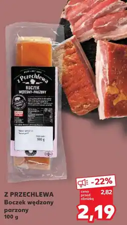 Kaufland Z Przechlewa Boczek wędzony parzony oferta