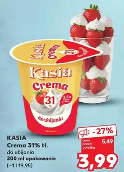 Kaufland Kasia Crema 31% tł. do ubijania oferta