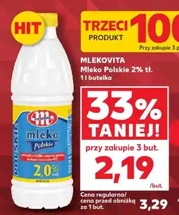Kaufland Mleko Polskie 2% tł. oferta