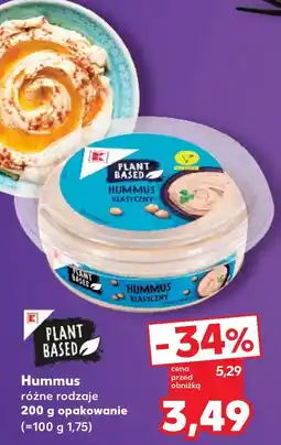 Kaufland Hummus Klasyczny Plant Based oferta